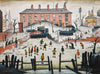 A Cricket Match - Laurence Stephen Lowry R A - Contemporay British Painting - Life Size Posters