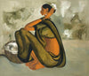 A Koli Fishseller - B Prabha Painting - Indian Masters Art - Life Size Posters