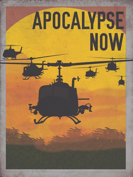 Apocalypse Now - Francis Ford Coppola - Hollywood War Movie Poster - Life Size Posters