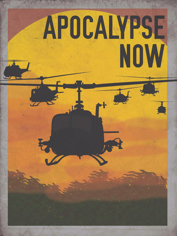 Apocalypse Now - Francis Ford Coppola - Hollywood War Movie Poster - Art Prints