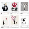 2025 Desk Calendar  - Banksy - Graffiti Artist