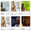 2025 Wall Calendar - Wisdom of Buddha - Motivational Quotes