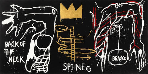 Back Of The Neck -  Jean-Michael Basquiat - Neo Expressionist Painting - Posters