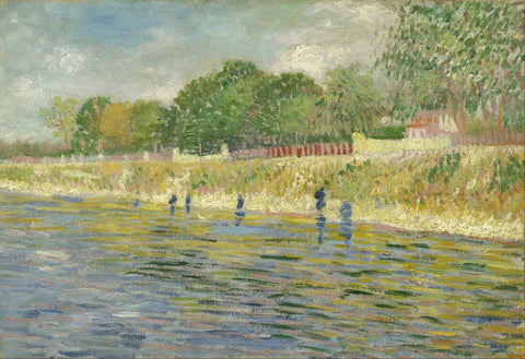 Bank of the Seine - Vincent van Gogh - Painting - Canvas Prints