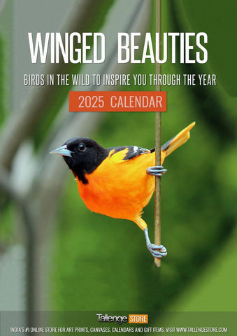 2025 Wall Calendar - Winged Beauties, Birds by Tallenge Store