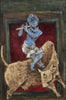 Blue Boy (Krishna) Atop Nandini - Maqbool Fida Husain Painting - Canvas Prints