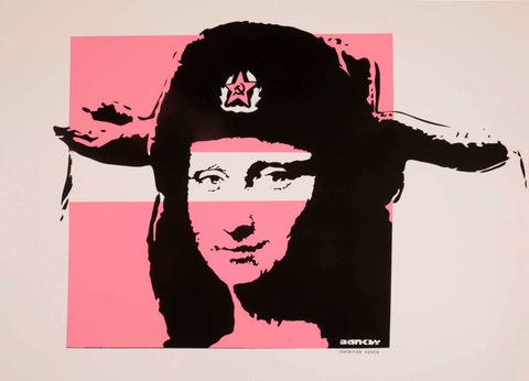 Comrade Mona Lisa – Banksy – Pop Art Painting - Canvas Prints by Banksy