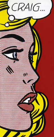 Craig - Roy Lichtenstein - Modern Pop Art Painting - Framed Prints