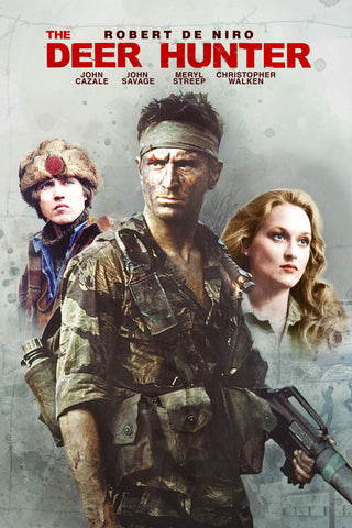 Deer Hunter - Robert De Niro -  Hollywood Classic War Movie Vintage Poster - Posters