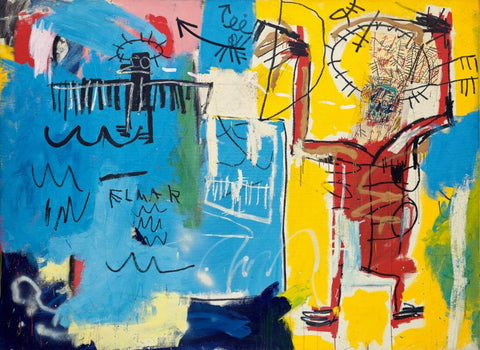 ELMAR -  Jean-Michael Basquiat - Neo Expressionist Painting - Large Art Prints by Jean-Michel Basquiat