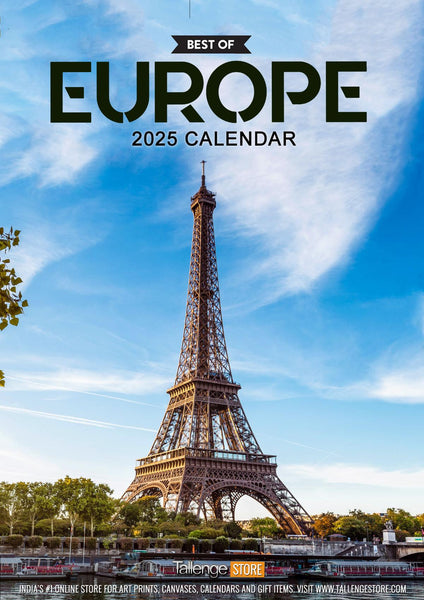 2025 Wall Calendar - Best of Europe