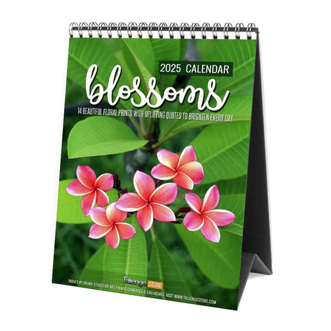 2025 Desk Calendar - Blossoms - Floral Pictures