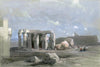 Fragments Of A Colossal Statue At The Memnonium (c1838) - David Roberts RA - Vintage Orientalist Painting Of Egypt - Canvas Prints