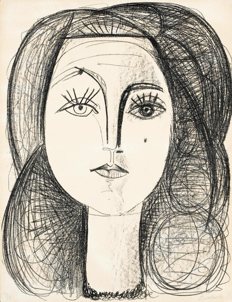 Francoise Gilot (1946) - Pablo Picasso - Portrait Painting - Posters