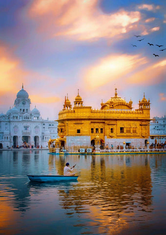 Golden Temple (Sri Harmandir Sahib) Amritsar - Sikh Shrine - Large Art Prints by Akal