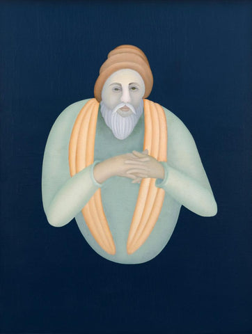 Holy Man - Large Art Prints by Manjit Bawa