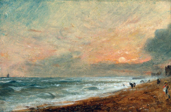 Hove Beach - John Constable - English Seascape Painting - Large Art Prints