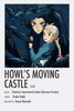 Howls Moving Castle - Hayao Miyazaki - Studio Ghibli -  Japanese Animated Movie Poster 2 - Large Art Prints