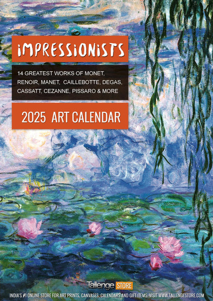 2025 Wall Calendar -  Art by Impressionists