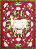 Kamadhenu Cow With Calf - Contemporary Krishna Pichwai Painting - Large Art Prints