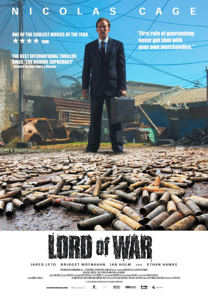 Lord Of War - Nicholas Cage  - Hollywood War Movie Poster - Canvas Prints