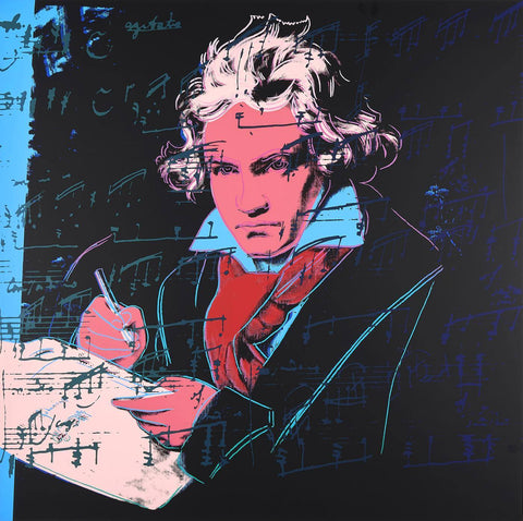 Ludwig Van Beethoven (Pink) - Andy Warhol - Pop Art Painting - Life Size Posters