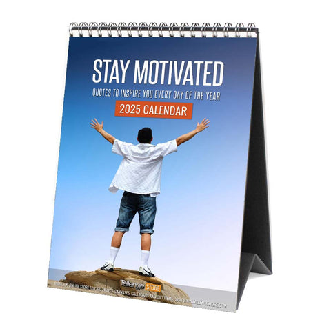 Desk Calendar 2025 - Motivational Quotes by Tallenge Store