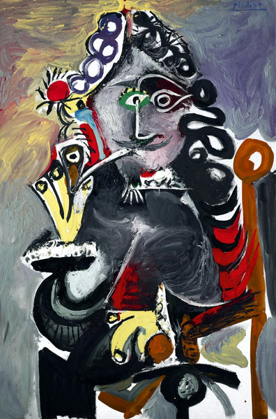 Musketeer With A Pipe (Mousquetaire A La Pipe) - Pablo Picasso Painting - Art Prints