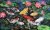 Nine Koi Fish - Symbol Of Prosperity and Family Strength - Feng Shui Painting - Large Art Prints