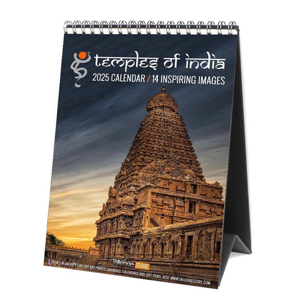 2025 Desk Calendar - Temples Of India