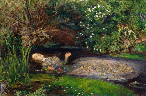 John Everett Millais - Ophelia by John Everett Millais