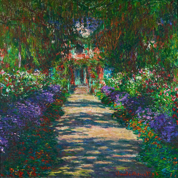 Pathway In Monets Garden In Giverny 1902 - Claude Monet  - Impressionist Art Painting - Art Prints