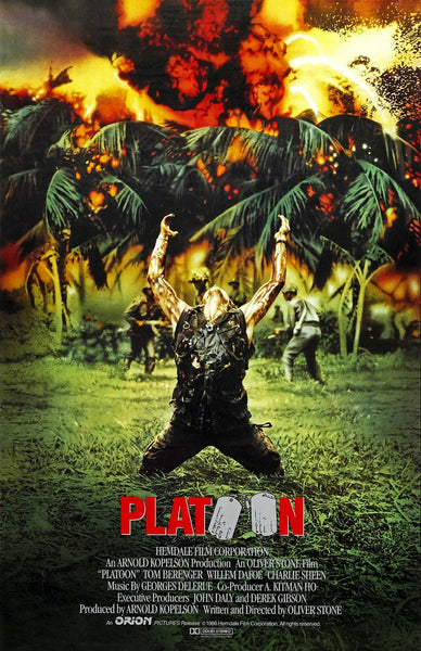 Platoon - Oliver Stone Directed Hollywood Vietnam War Classic - Movie Poster - Life Size Posters