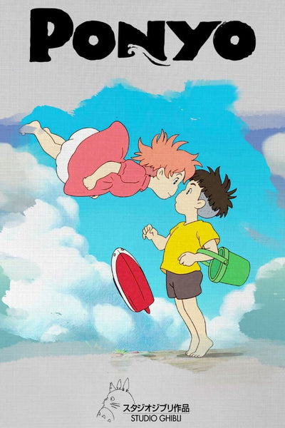 Ponyo - Studio Ghibli - Japanaese Animated Movie Art Poster by Tallenge ...