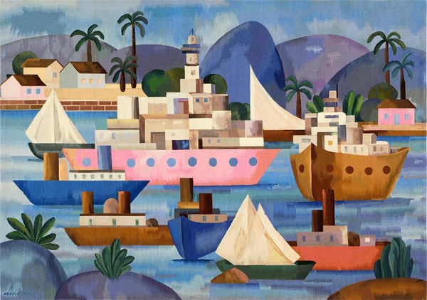 Port - Tarsila do Amaral - Modern Art Painting - Art Prints