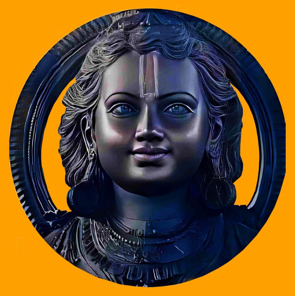 Ram Lalla Idol Face - Ayodhya Ram Mandir Temple by Raghuraman | Buy ...