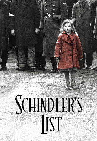 Schindlers List - Steven Spielberg  - Hollywood Classic War WW2 Movie Poster - Posters