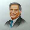 Sir Ratan Naval Tata - Legendary Business Personality And Philanthropist  - Portrait Art Painting - Canvas Prints