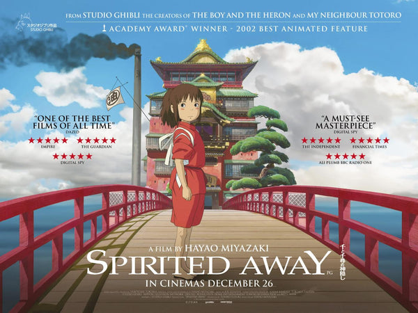 Spirited Away - Hayao Miyazaki - Studio Ghibli - Japanese  Animation Movie Poster - Life Size Posters