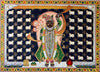 Shrinathji Krishna With Cows - Contemporary Pichwai Painting - Large Art Prints