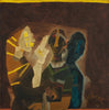 Standing Women - M F Husain Figurative Painting - Life Size Posters