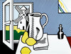 Still Life With Windmill - Roy Lichtenstein - Modern Pop Art Painting - Posters