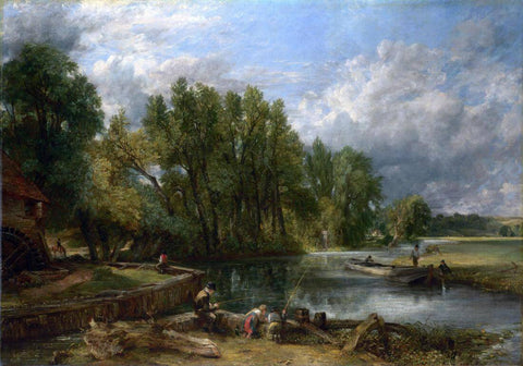 Stratford Mill - John Constable - English Countryside Landscape Painting - Life Size Posters