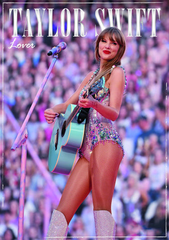 Taylor Swift - Lover - The Eras Tour - Live In Concert - Pop Music Poster by Tallenge Store