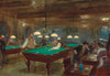 The Billiard Game (La Partie De Billard) - Jean Beraud Painting - Canvas Prints