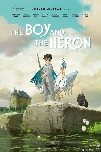 The Boy And The Heron - Hayao Miyazaki - Studio Ghibli - Japanese Animation Movie Poster - Posters