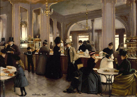 The Gloppe Pastry Shop (La Pâtisserie Gloppe) - Jean Beraud Painting - Life Size Posters