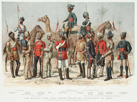 The Madras Army, and Troops Under the Government of India. by Tallenge