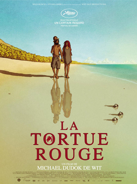 The Red Turtle (La Tortue Rouge) - Studio Ghibli - Japanese Animation Movie Poster - Art Prints