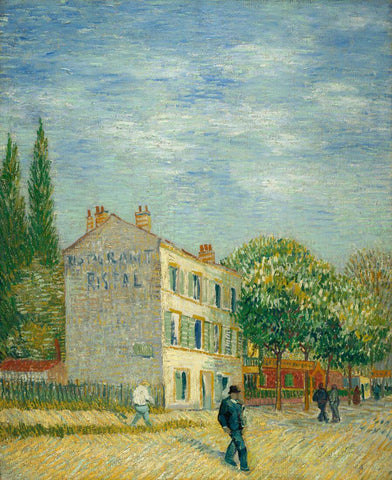 The Restaurant Rispal At Asnieres - Vincent van Gogh Painting - Art Prints